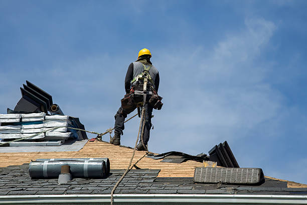 Professional Roofing technician working in Elgin, ND